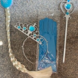 Silver and Blue Princess Costume Set